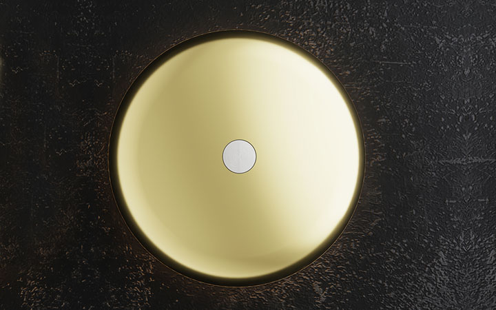 Cooper Chime Polished Doorbell + LED Light by Luxello Door Bells